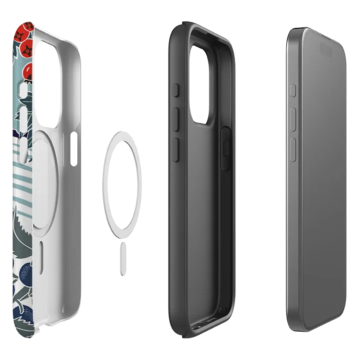 Refined Finish Flexible frame iPhone MagSafe Tough Case -  Deer By Kate Heiss