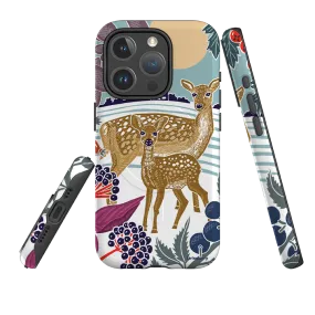 Modern Edge Layer Waterproof Design iPhone MagSafe Tough Case -  Deer By Kate Heiss