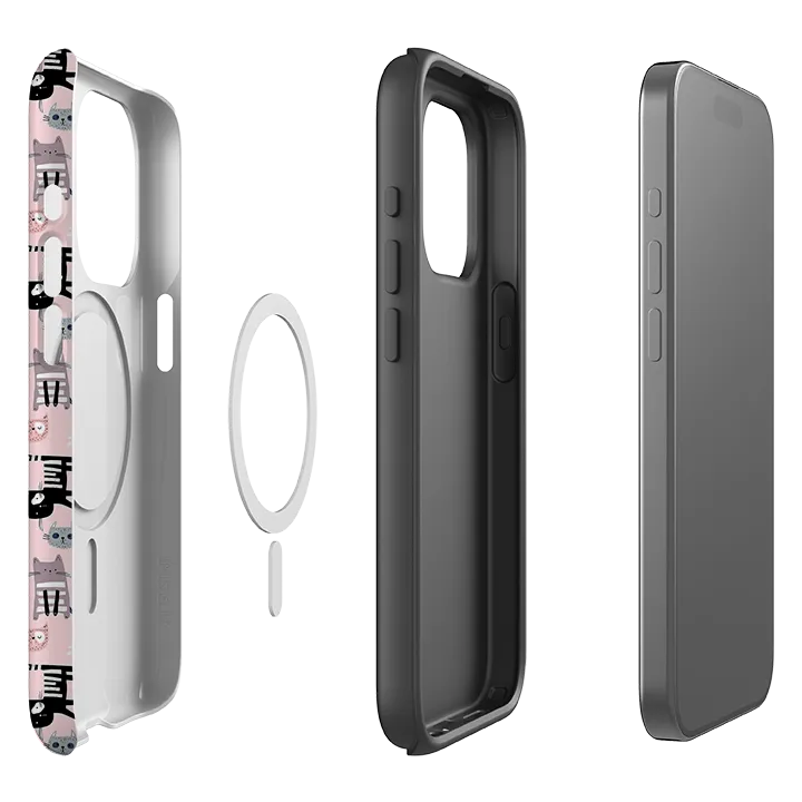 Chic Accessory Protective Look iPhone MagSafe Tough Case -  Cat-titude Pattern