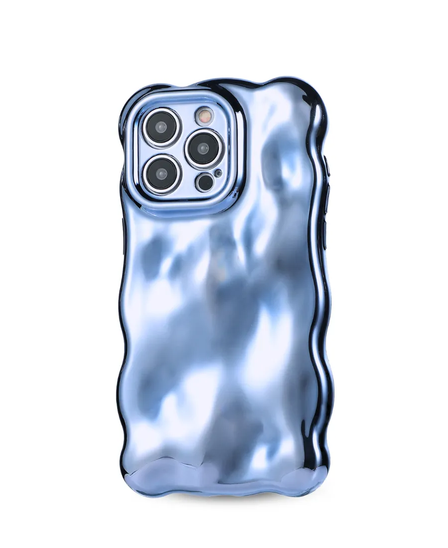 Practical Design Sleek Feel Blue Metallic Fantasy Phone Case