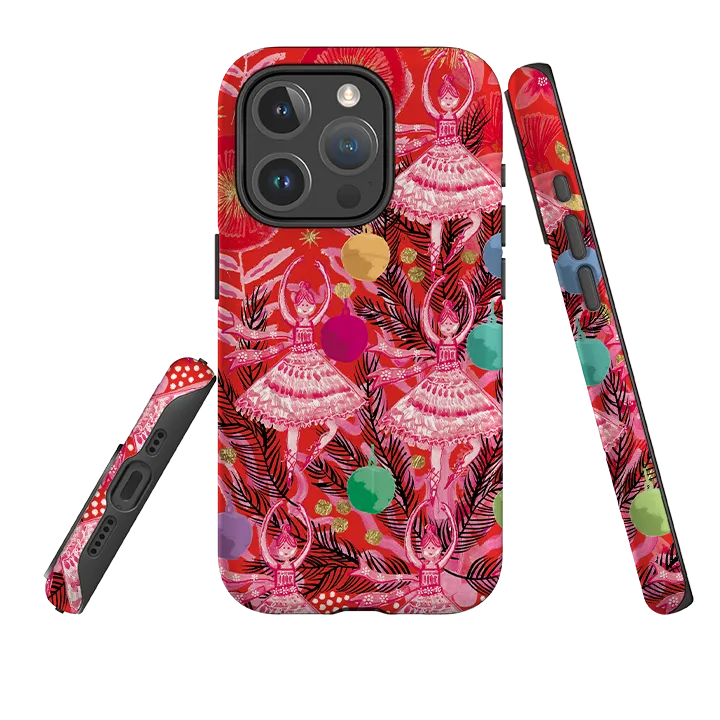 Protective Pattern Texture Smooth Surface Layer iPhone MagSafe Tough Case - Dancers By Emma Frances Grant