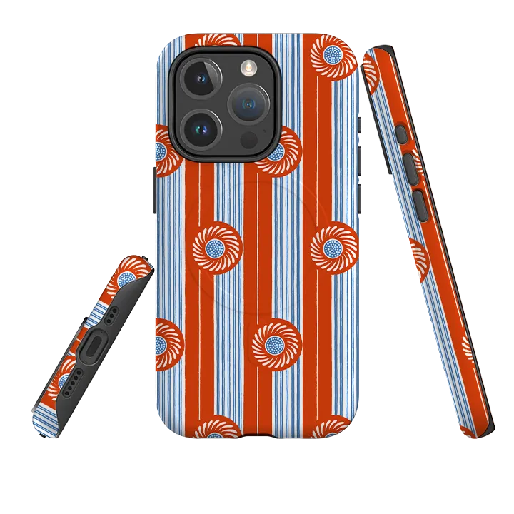 Luxury Layer Texture iPhone MagSafe Tough Case -  Sunflowers By Cressida Bell