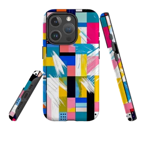 Drop Protection Flexible Fit iPhone MagSafe Tough Case - Technicolour Blast