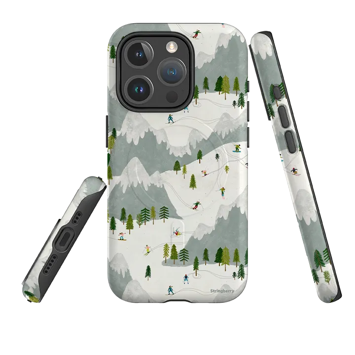 iPhone MagSafe Tough Case - Winter Landscape I By Katherine Quinn Easy Removal Shock Frame