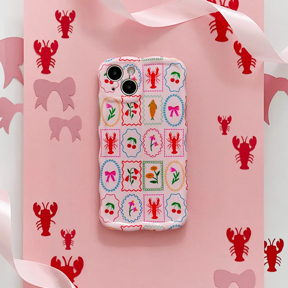 Wavy Phone Case - Dolce Vita Color Finish Modern Aesthetic