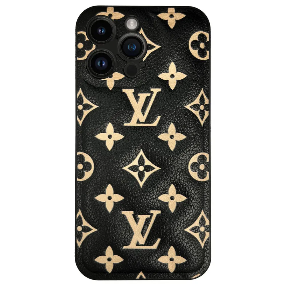 Non Slip Surface Futuristic style 'LV' BLACK CLOUD PUFFER | Shine