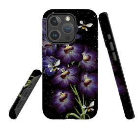 iPhone MagSafe Tough Case -  Night Bees Smooth Edge Design Premium Build Layer