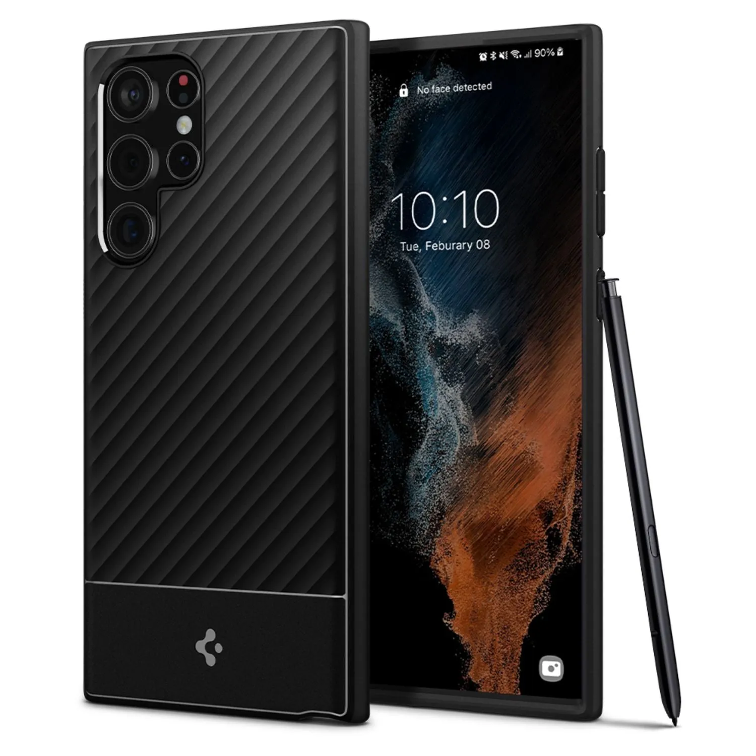 Premium Surface Finish Spigen Core Armor Case - Samsung Galaxy S22 Ultra 5G