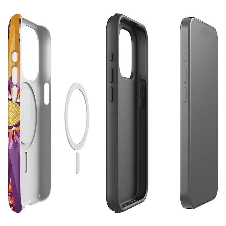 Precision Cutouts iPhone MagSafe Tough Case - Floral Sunshine II By Ali Brookes