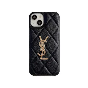 YSL Luxurious iPhone Case Smooth Look Comfort Fit Edge