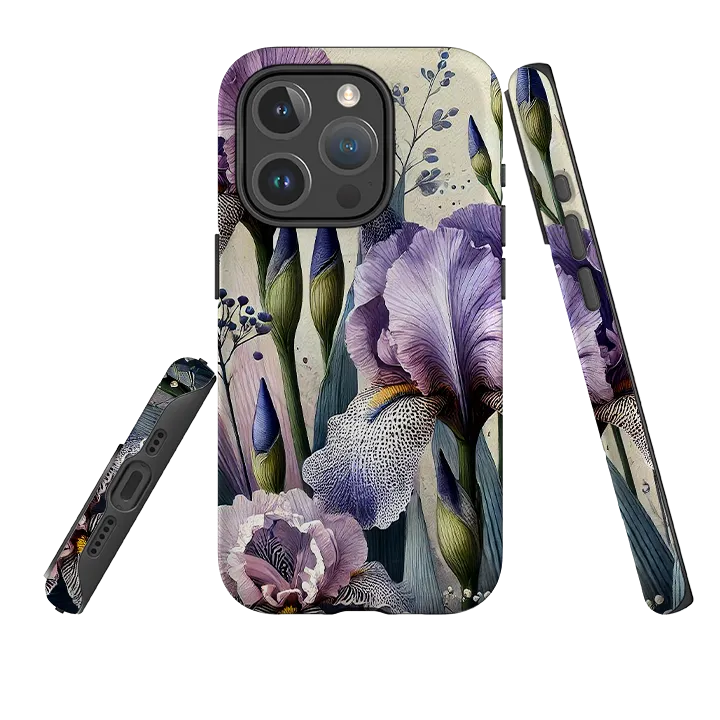 iPhone MagSafe Tough Case - Colliford Floral Travel Essential Durable Build Texture