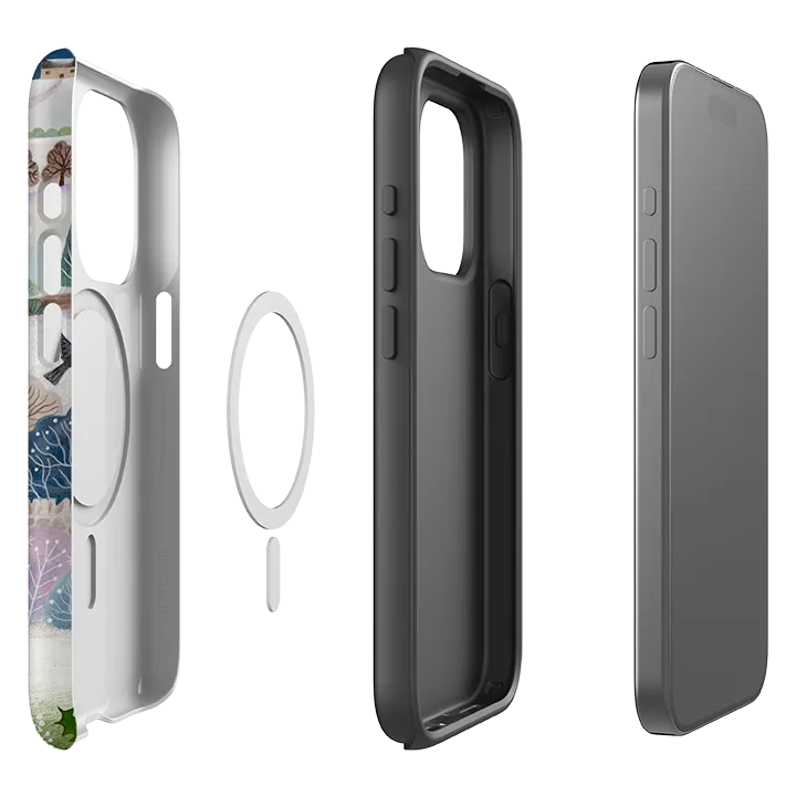 Long Lasting iPhone MagSafe Tough Case -  Across Snowy Fields By Bex Parkin