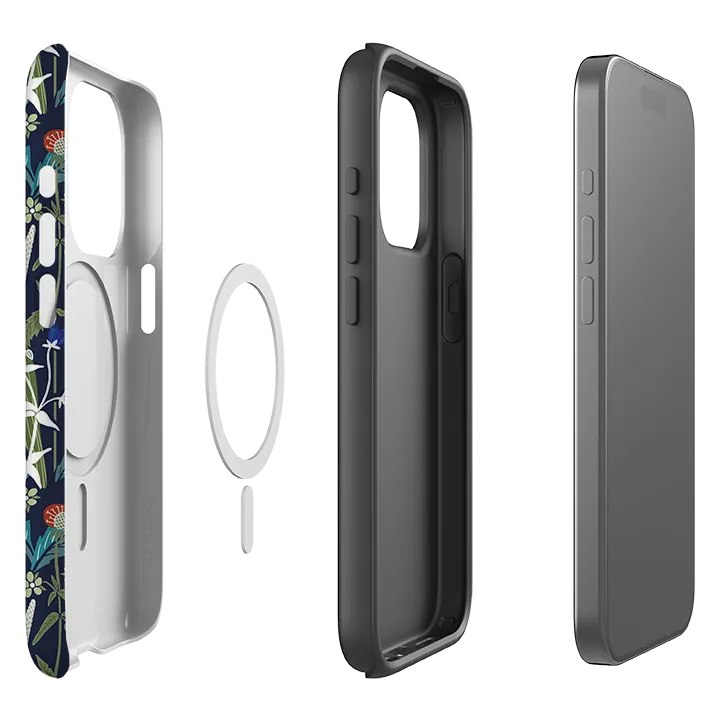 Soft Detail Layer Matte Shield Layer iPhone MagSafe Tough Case - Morris Hare By Kate Heiss