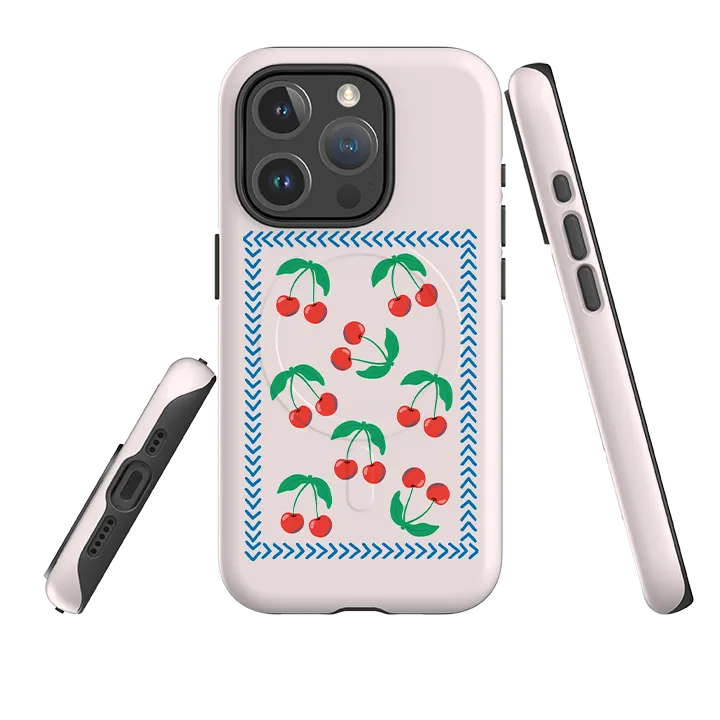 iPhone MagSafe Tough Case - Summer Cherries Youth Style
