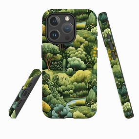 iPhone MagSafe Tough Case -  Palatinate Forest Premium Edge Design