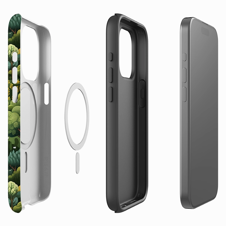 Ultra Thin iPhone MagSafe Tough Case -  Palatinate Forest