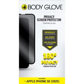 Screen Care Elite Max Screen Guard Ultra Max Elite Plus Body Glove Privacy Tempered Glass Screen Protector - Apple iPhone 16e - Black Border (BGSGPTG-IPHSE4)