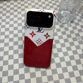 Creative Accent New Design Leather Case with Card Slot for iPhone 17 / 16 / 15 / 14