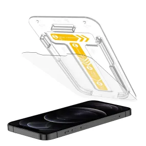 protective gadget cover iPhone 12 Pro Max Clear HD tempered glass screen protector (2 Pack)