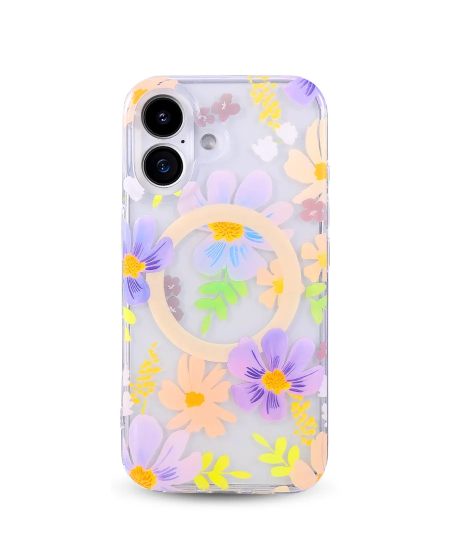 Pastel Blooms MagSafe Phone Case Durable Build