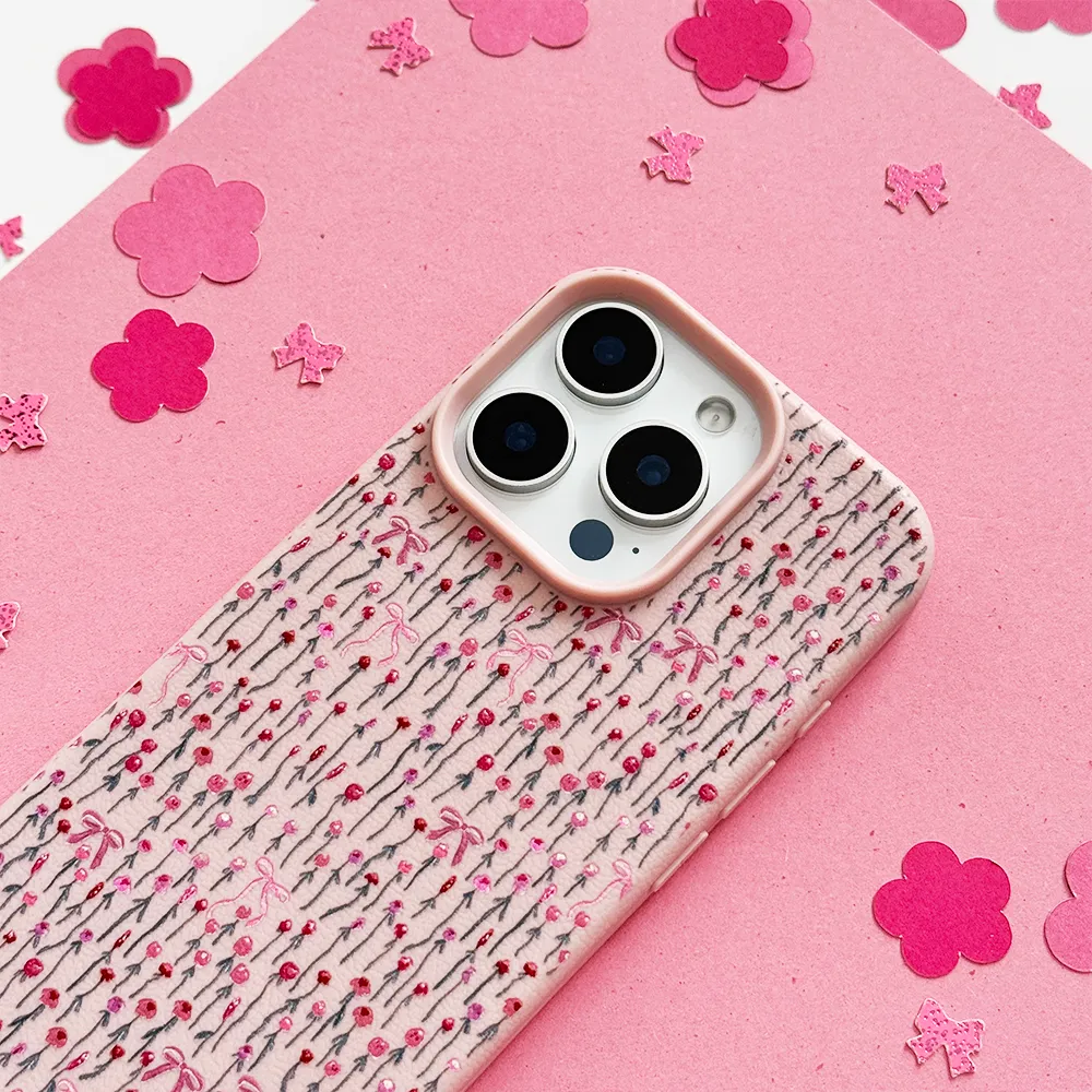 Luxury Style Peony Bow Phone Case