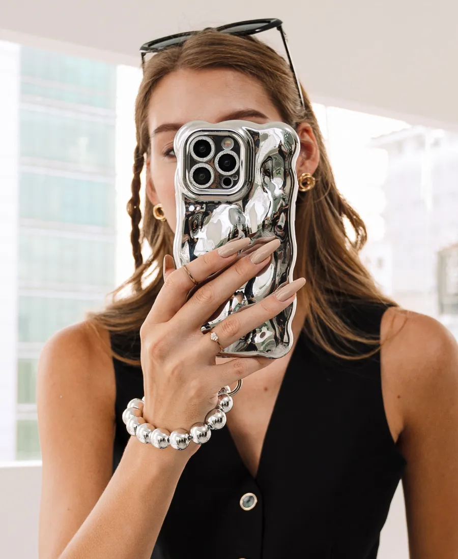 Silver Fantasy Phone Case Color Layer