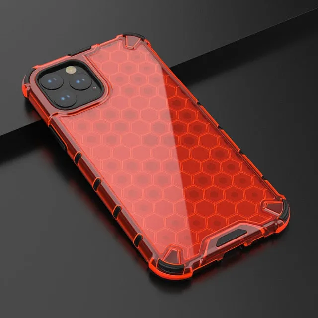 Classic Design Airbag Shockproof Honeycombe Armour Case For iPhone