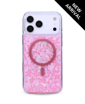 Pink Abalone Shell MagSafe Phone Case Hybrid Look Sleek Build