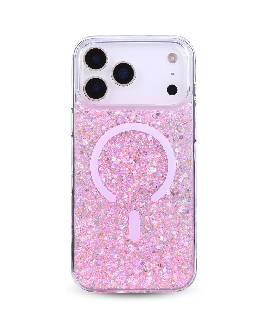Sport Inspired Scratchproof Surface Pink Disco MagSafe Phone Case
