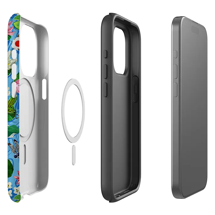 iPhone MagSafe Tough Case - Floral Pond By Abby Jacobs Smooth Touch