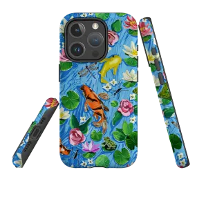 Glossy Look iPhone MagSafe Tough Case - Floral Pond By Abby Jacobs