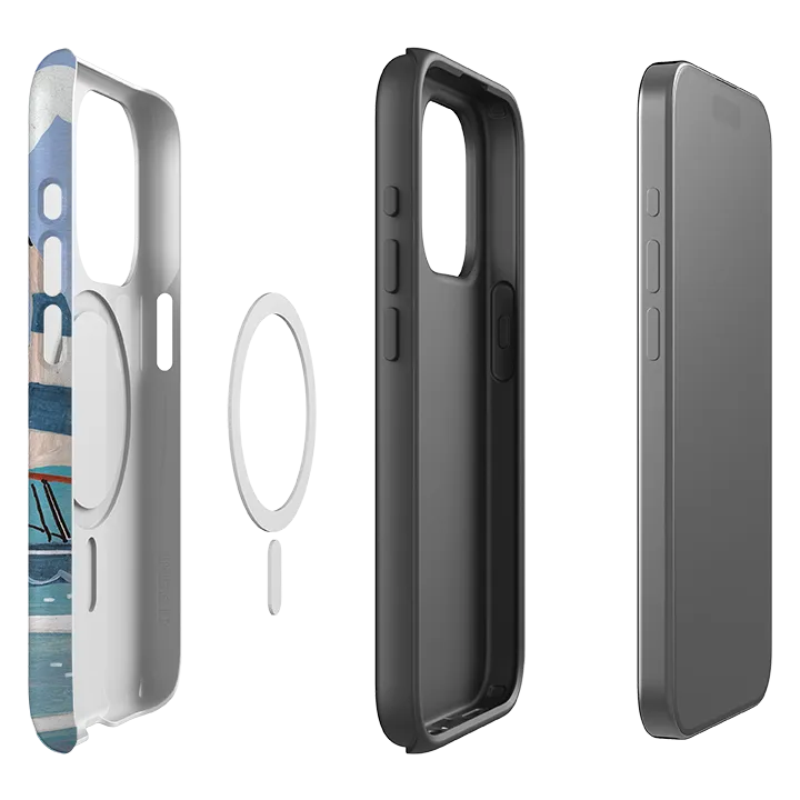 Smooth Feel iPhone MagSafe Tough Case -  Sailing By Caroline Bonne Muller