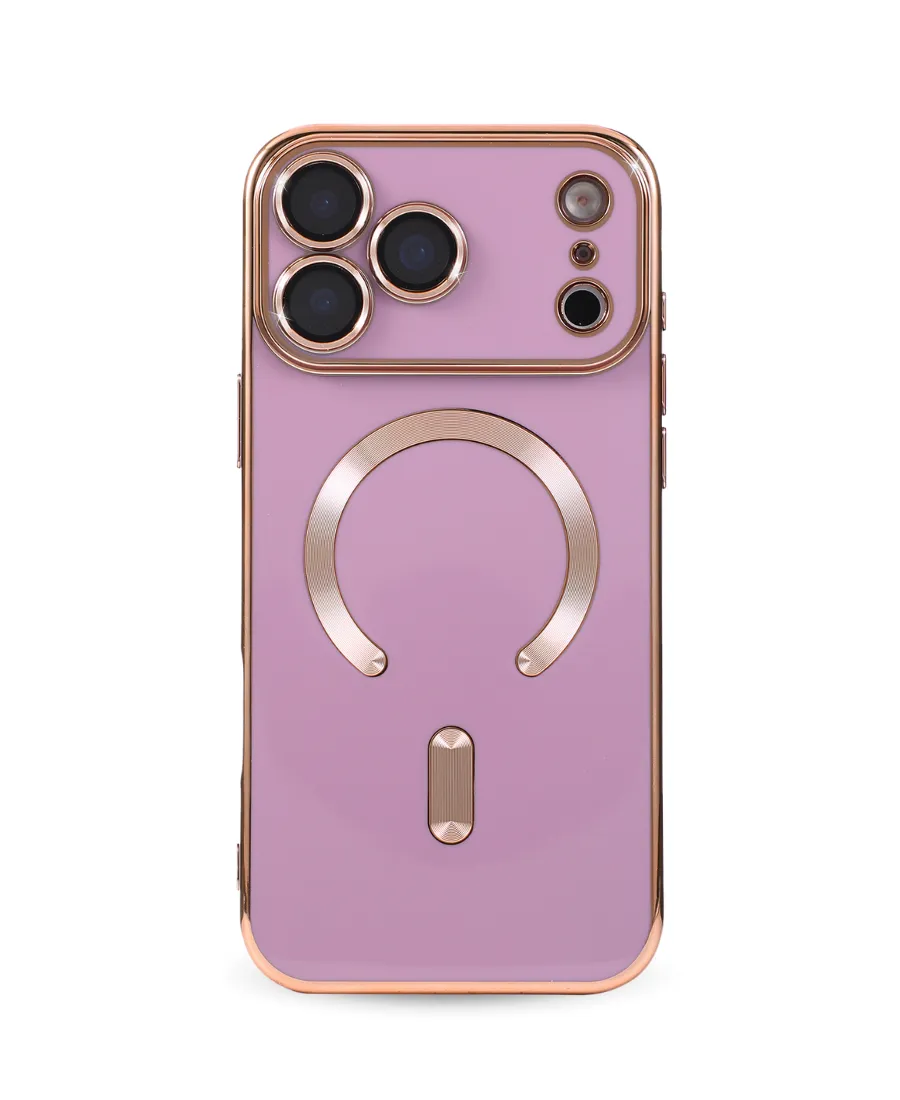 Modern Pattern Style Mauve Luxe MagSafe Phone Case
