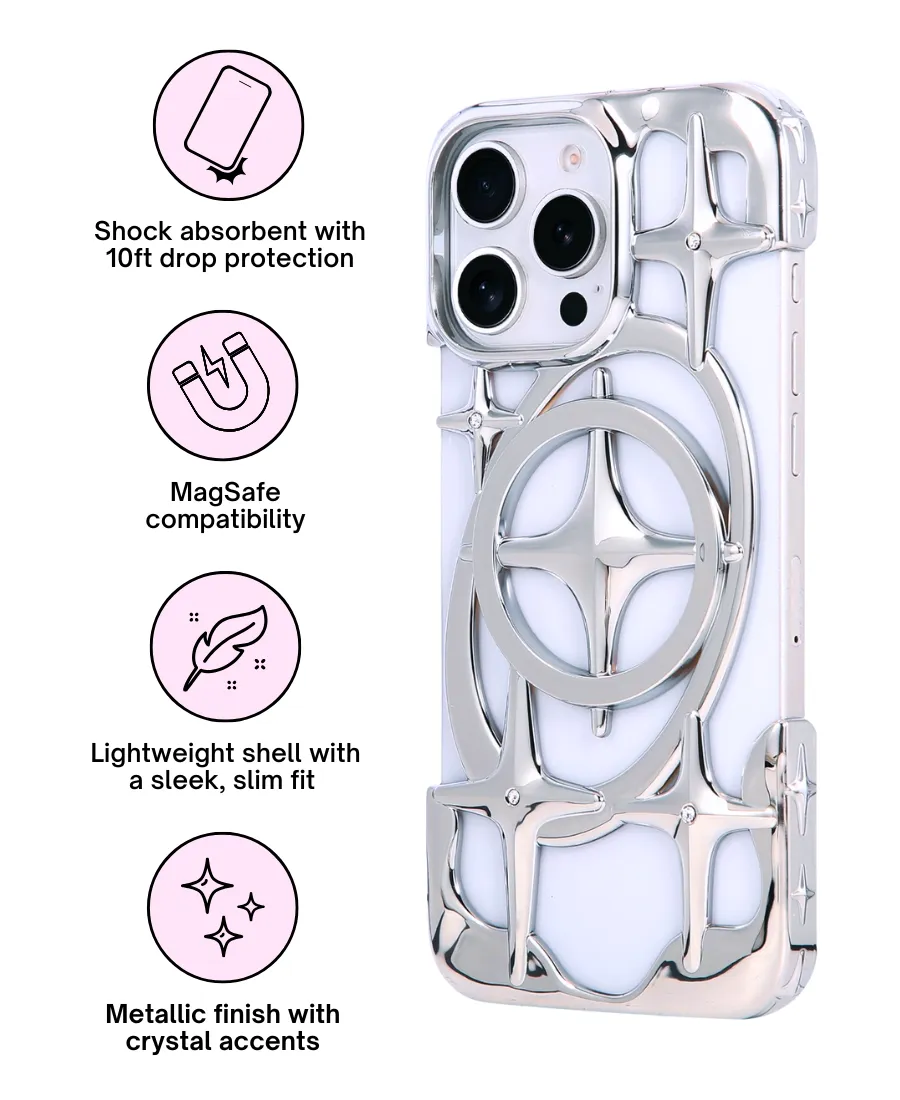 Silver Dreams MagSafe Bumper Phone Case Hybrid Shield Durable Grip