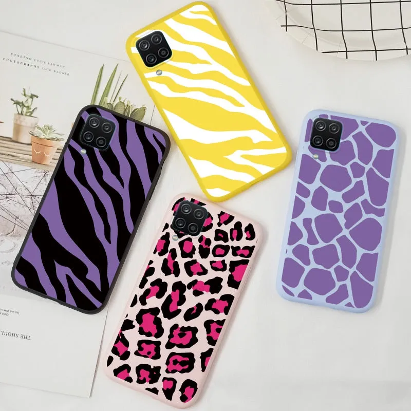 Stylish Detail Layer High Durability Zebra Leopard Animal Print Case For Samsung Galaxy