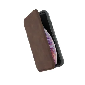 Rugged Frame Design Affordable option Presidio Folio Leather iPhone XS / X Cases
