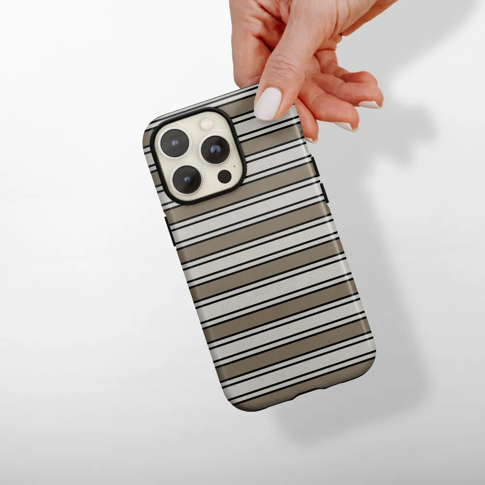 Creative Pattern Smooth Layer Tough Phone Case - Retro Stripes