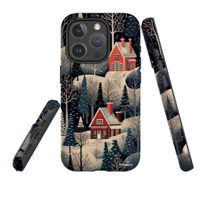 iPhone MagSafe Tough Case - Nordic Xmas Durable Grip Modern Pattern Style