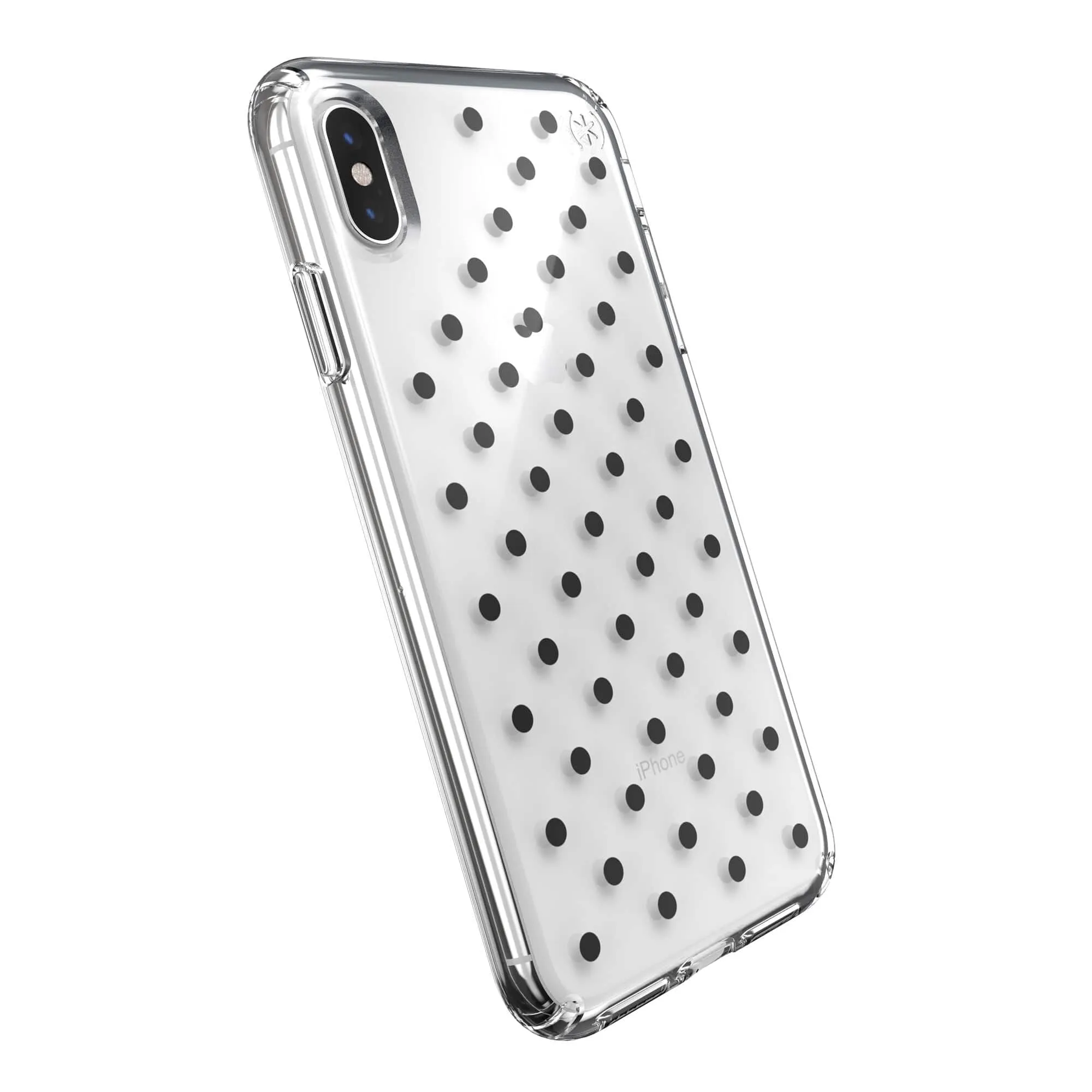 Presidio Clear   Print (Antimicrobial) iPhone XS Max Cases Refined Look