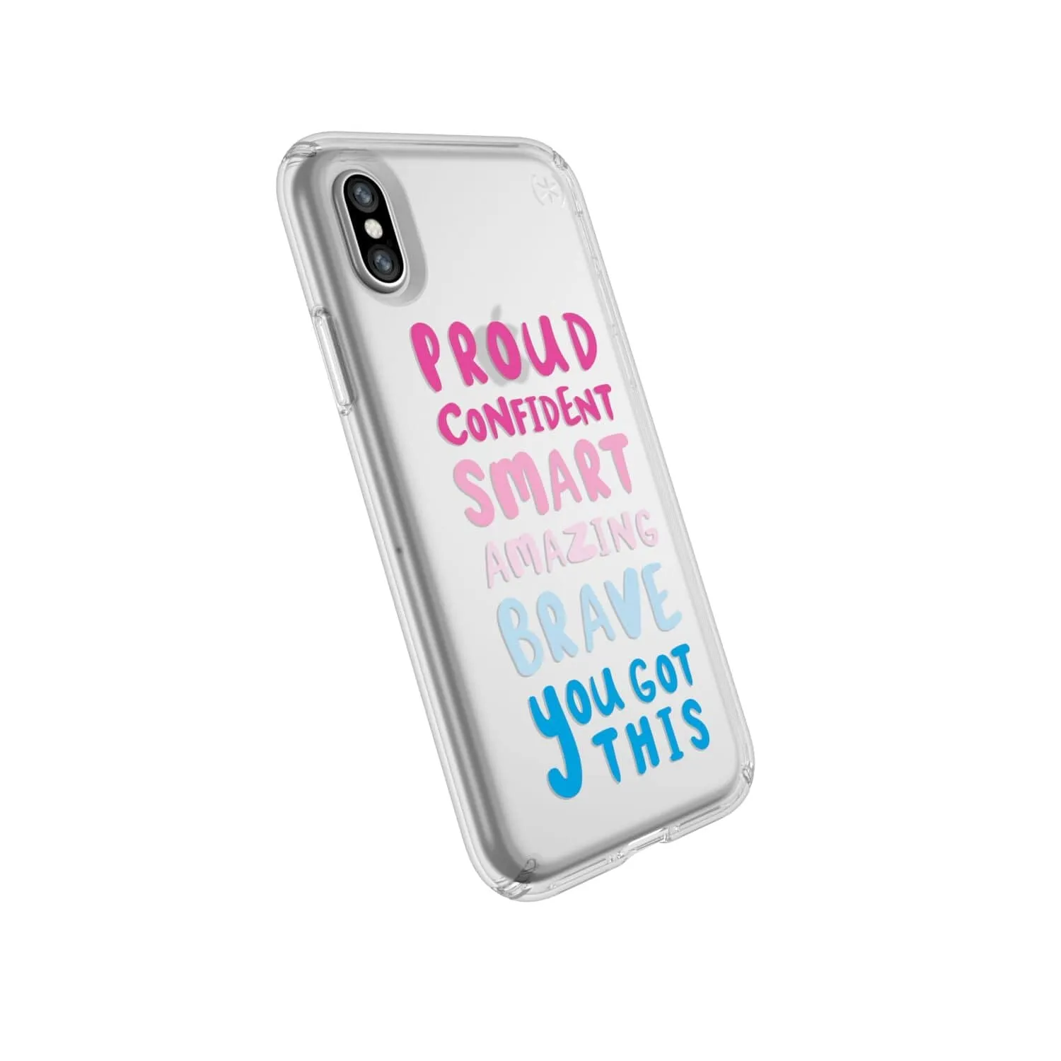 Edge Protection Presidio Clear   Print Crisis Text Line Edition iPhone X Cases