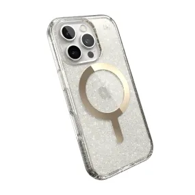 Transparent Shell Presidio Lux Glitter MagSafe Apple iPhone 16 Pro Case