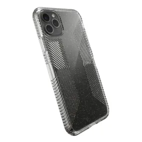 Luxury Detail Transparent Look Presidio Perfect-Clear Glitter   Grips iPhone 11 Pro Max Cases