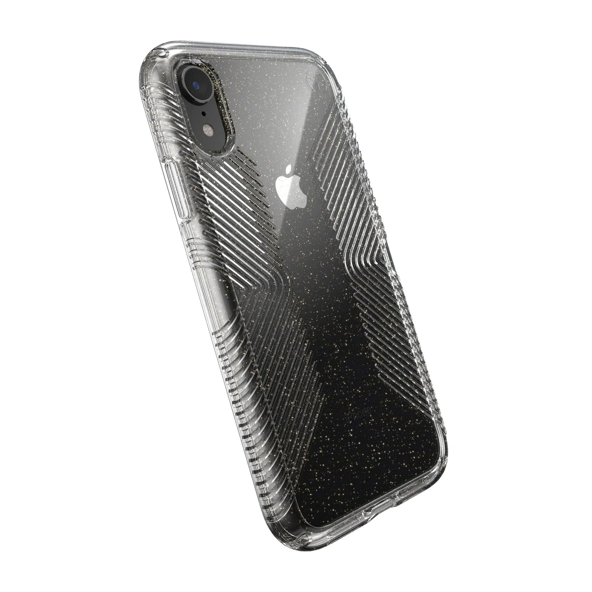 Presidio Perfect-Clear Glitter   Grips iPhone XR Cases Smooth Detail