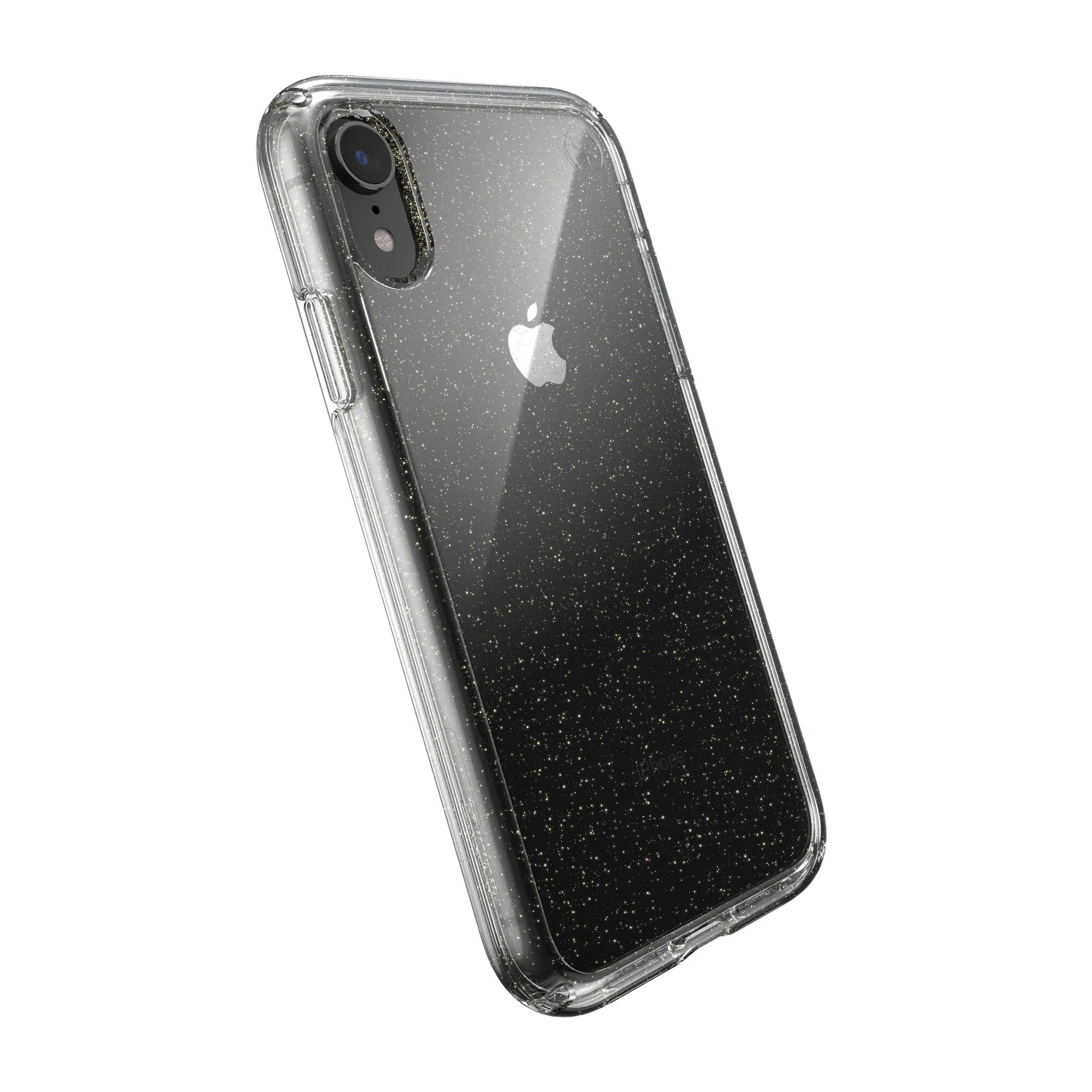 Presidio Perfect-Clear with Glitter iPhone XR Cases Smooth Fit Premium Quality