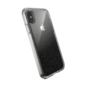 Presidio Perfect-Clear with Glitter iPhone XS/X Cases Unique Texture
