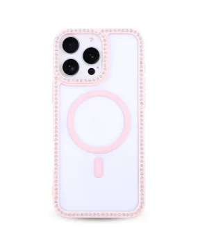 Blush Pink Glow MagSafe Phone Case Vibrant Colors