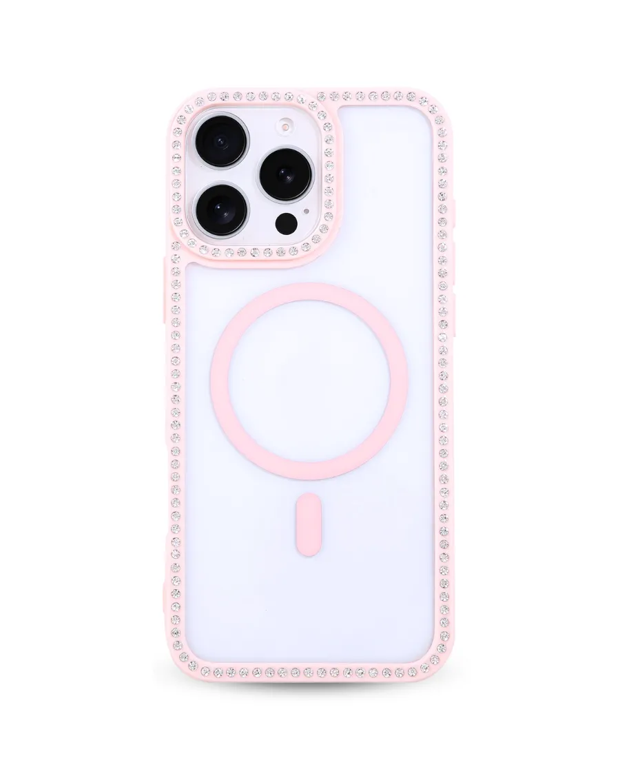Blush Pink Glow MagSafe Phone Case Vibrant Colors
