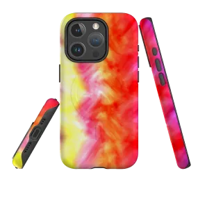 Modern Texture Look Scratch Barrier iPhone MagSafe Tough Case - Moonrise