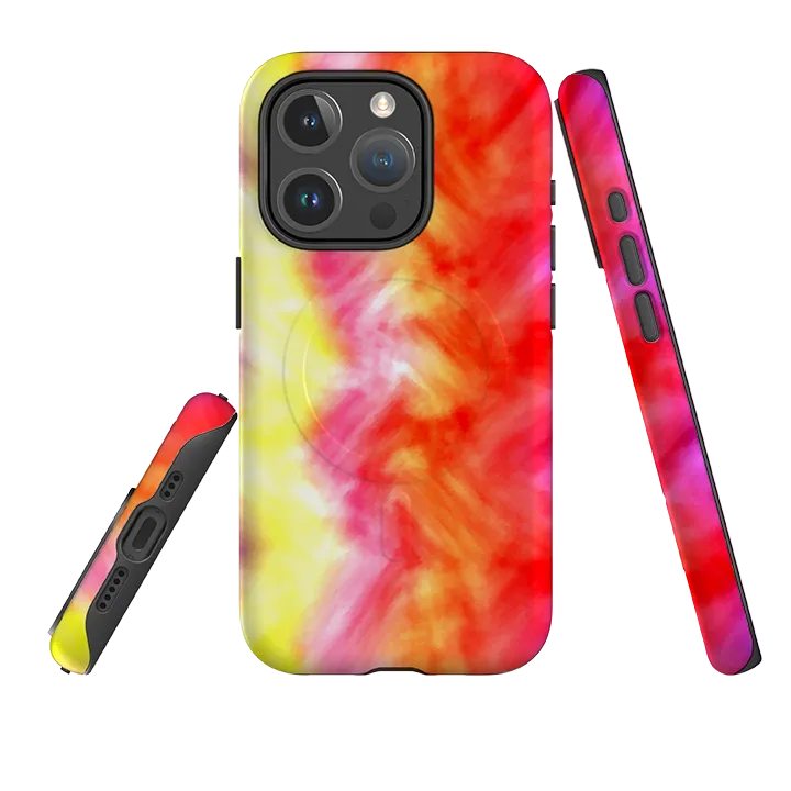 Modern Texture Look Scratch Barrier iPhone MagSafe Tough Case - Moonrise