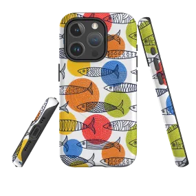 Luxury Edge Texture Trendy Look iPhone MagSafe Tough Case - Sardines In Colour